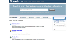 Desktop Screenshot of binarydb.com