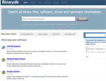 Tablet Screenshot of binarydb.com